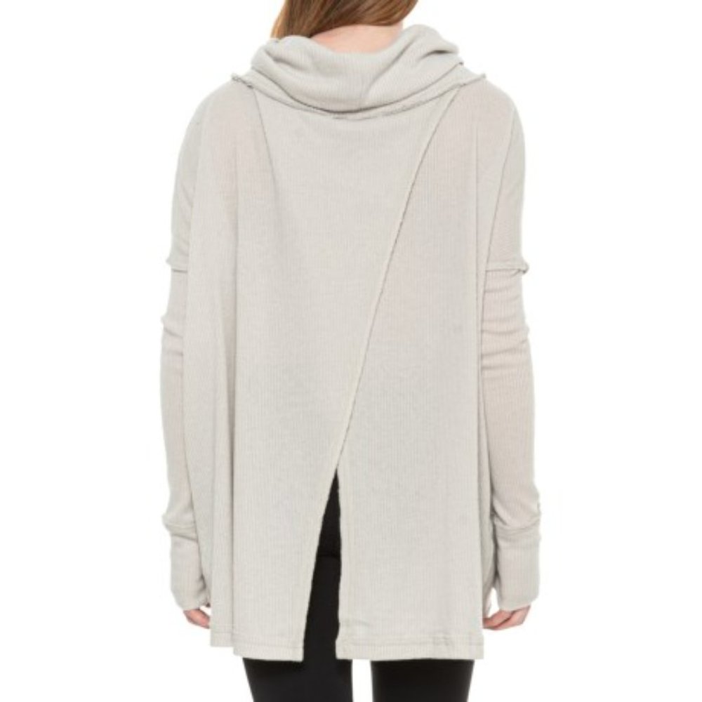 Free People Juicy Long Sleeve Shirt Stone Cold NWT Size XSmall - Picture 3 of 4